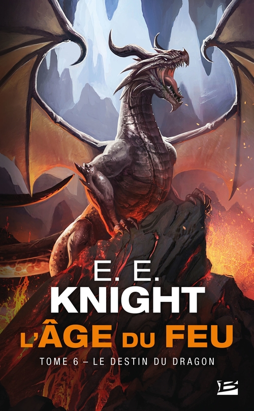 ebook cover of L'Âge du feu, T6 : Le Destin du dragon, by E. e. Knight