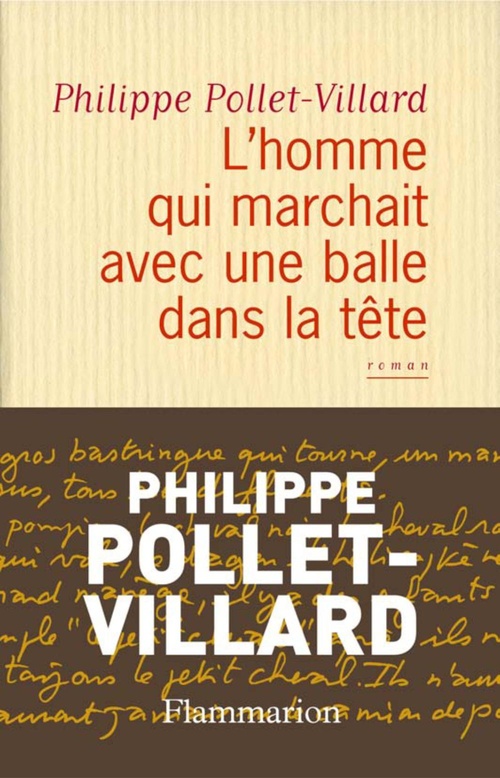 Couverture ebook de L'homme qui marchait avec une balle dans la tête, de Philippe Pollet-Villard