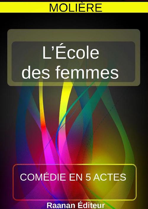 ebook cover of L´École des femmes, by Molière