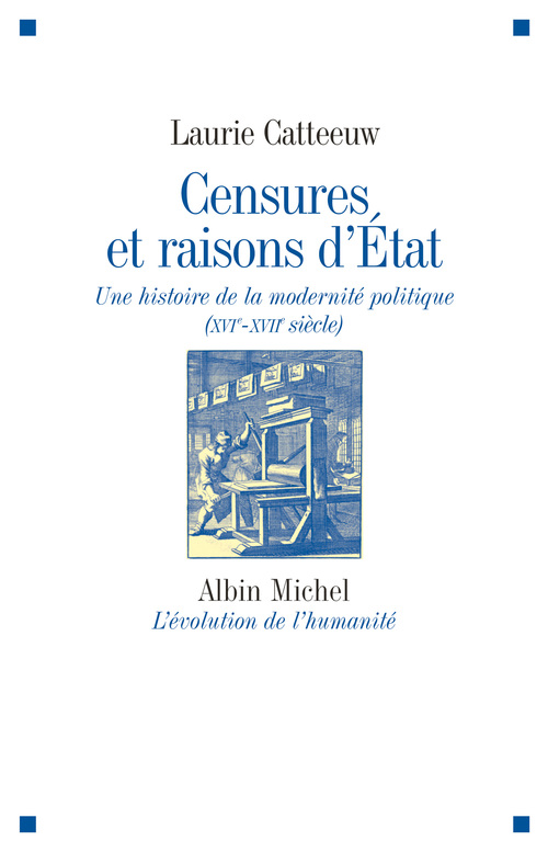 Couverture ebook de Censures et raisons d'Etat, de Laurie Catteeuw
