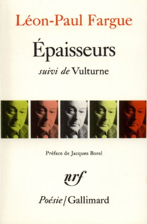 Couverture ebook de Épaisseurs / Vulturne, de Léon-Paul Fargue