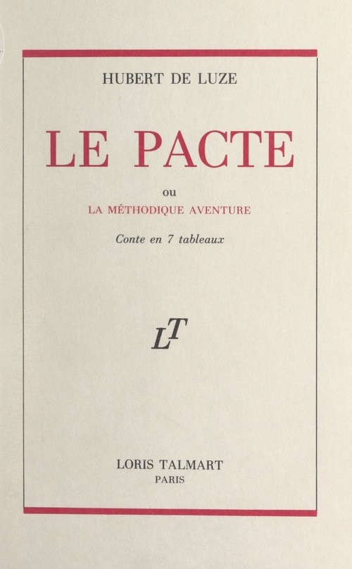 Couverture ebook de Le pacte, de Hubert De Luze