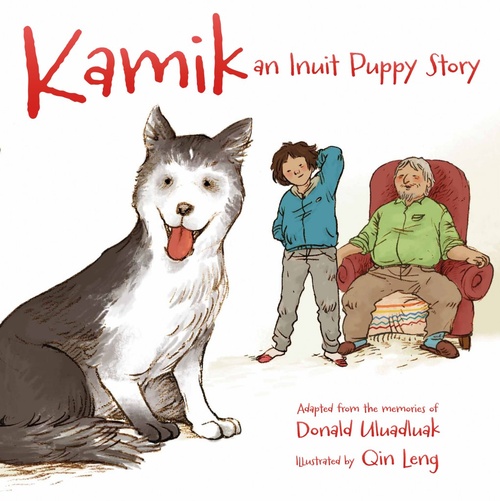 ebook cover of Kamik, by Donald Uluadluak