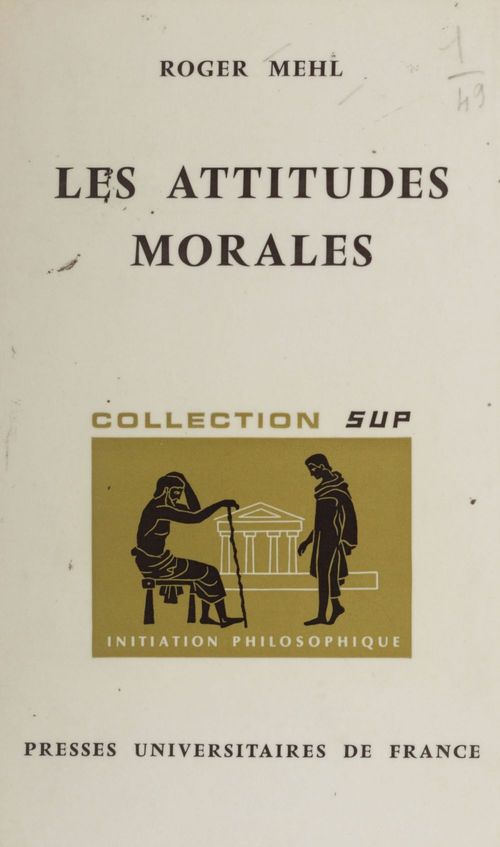 ebook cover of Les attitudes morales, by Roger Mehl