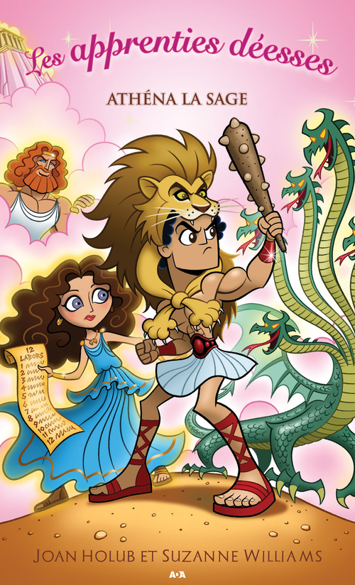 Couverture ebook de Athéna la sage, de Joan Holub, Suzanne Williams