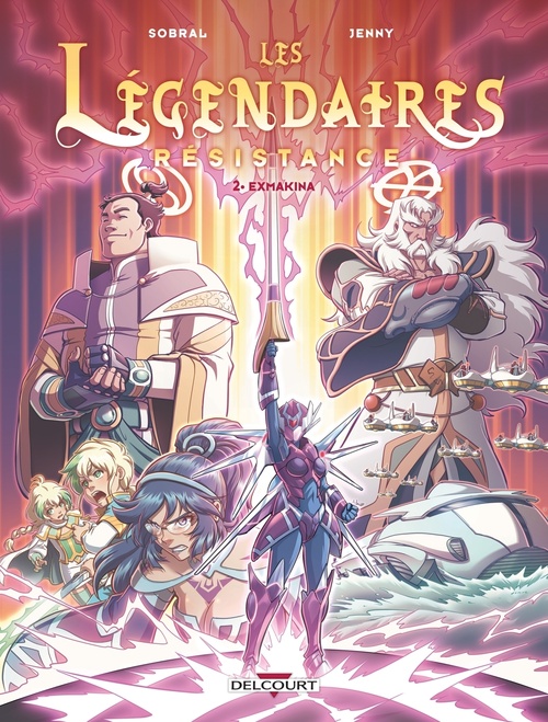 ebook cover of Les Légendaires - Resistance T02 - Exmakina, by Patrick Sobral