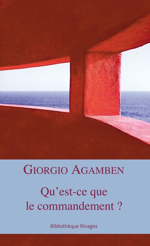 ebook cover of Qu'est-ce que le commandement ?, by Giorgio Agamben