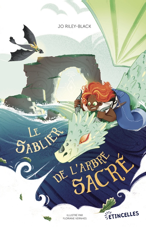 ebook cover of Le Sablier de l'arbre sacré, by Jo Riley-Black, Floriane Vernhes