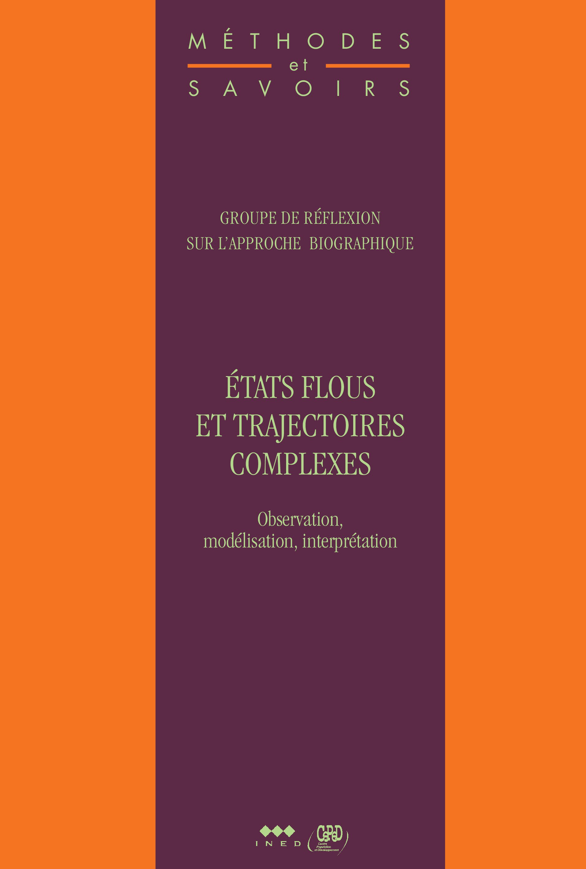 Couverture ebook de États flous et trajectoires complexes, de Philippe Antoine, Eva Lelièvre