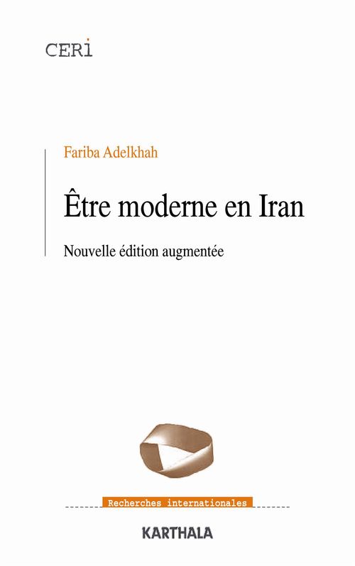 ebook cover of Être moderne en Iran, by Fariba Adelkhah