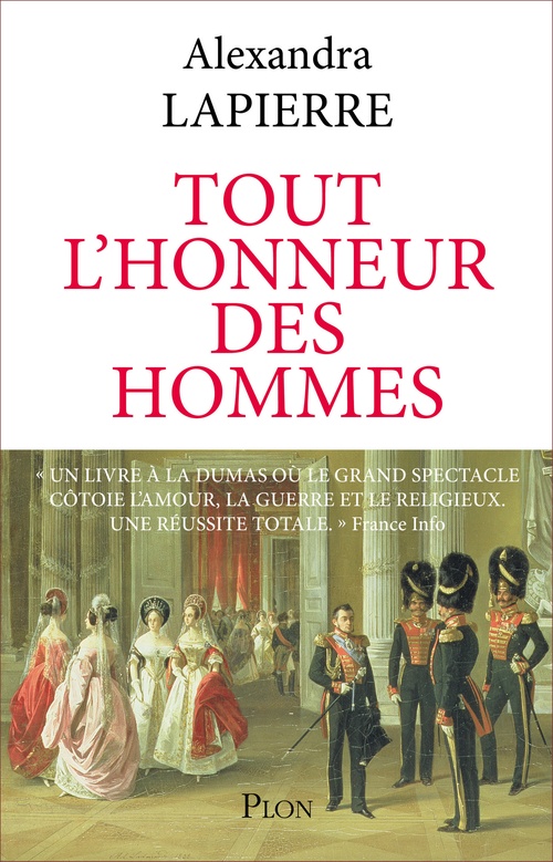 Couverture ebook de Tout l'honneur des hommes, de Alexandra Lapierre