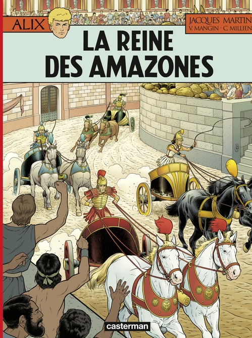 Couverture ebook de Alix (Tome 41) - La Reine des Amazones, de Jacques Martin, Valérie Mangin
