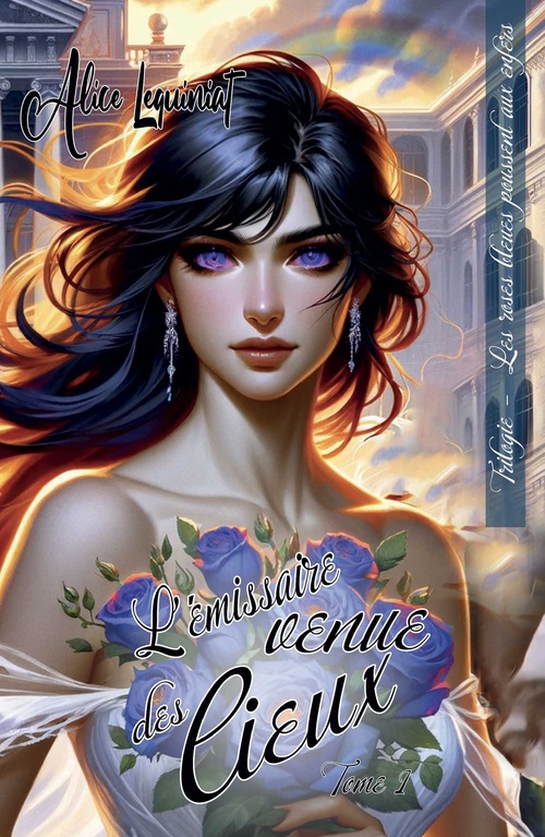 Couverture ebook de Les roses bleues poussent aux Enfers, de Alice Le Quiniat