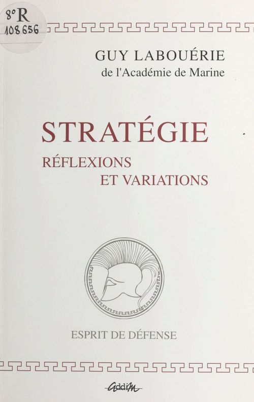 Couverture ebook de Stratégie : réflexions et variations, 1992, de Labouerie