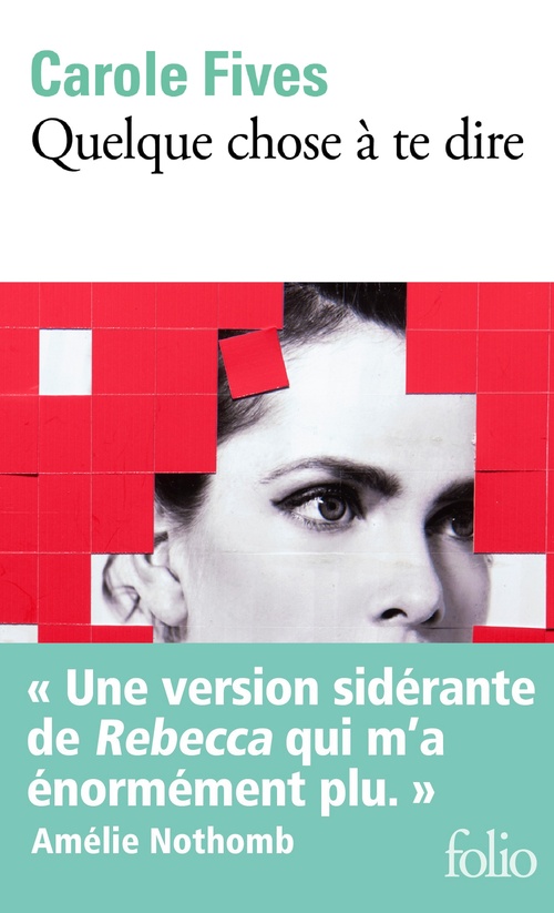 Couverture ebook de Quelque chose à te dire, de Carole Fives