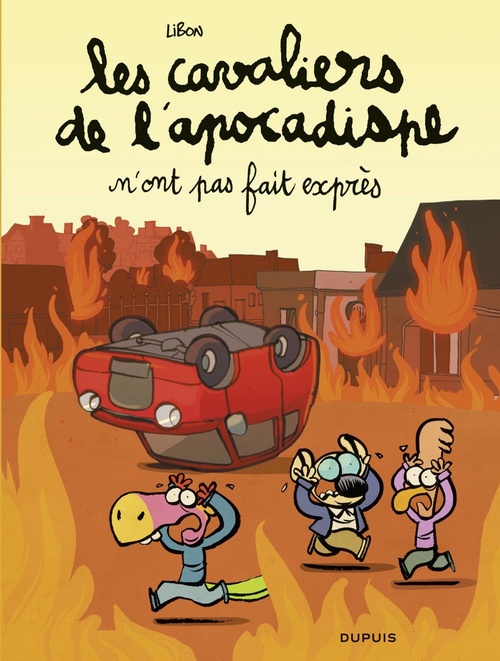 Couverture ebook de Les Cavaliers de l'apocadispe - Tome 2 - n'ont pas fait exprès, de Libon