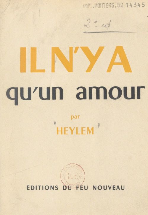 ebook cover of Il n'y a qu'un amour, by Heylem