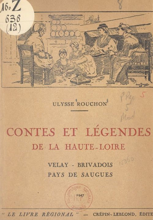 Couverture ebook de Contes et légendes de la Haute-Loire, de Ulysse Rouchon