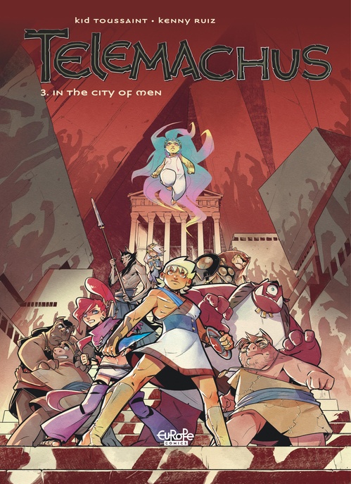 ebook cover of Telemachus - Volume 3 - In the City of Men, by Kid Toussaint