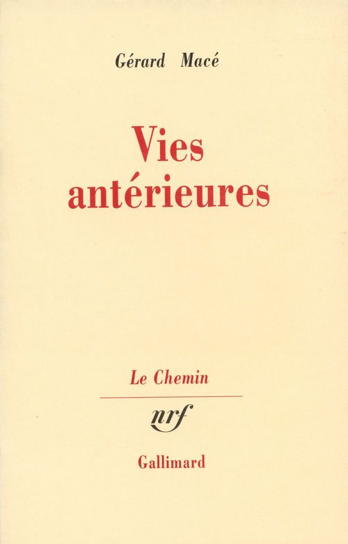 Couverture ebook de Vies antérieures, de Gérard Macé