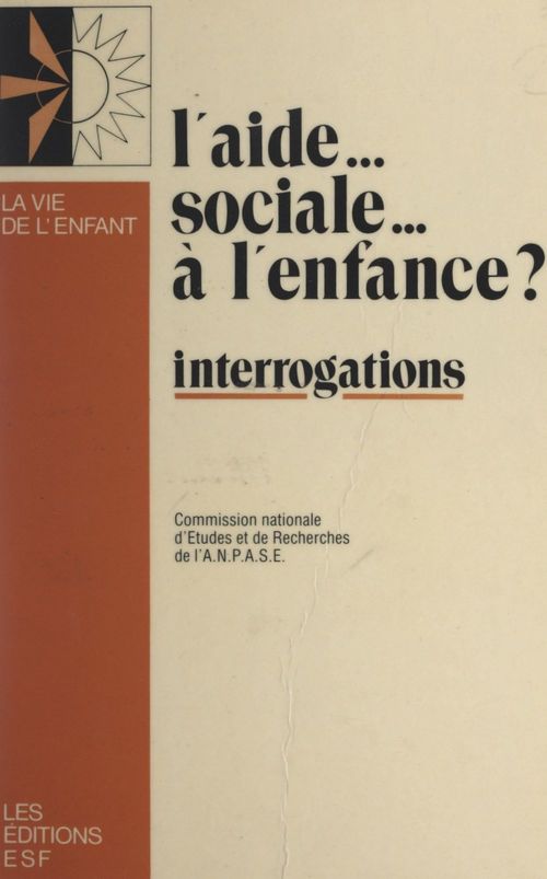 ebook cover of L'aide sociale à l'enfance ?, by Commission Nationale D''Etudes Et De Rec
