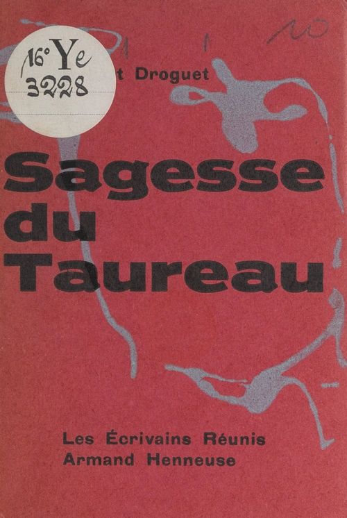 ebook cover of Sagesse du taureau, by Robert Droguet