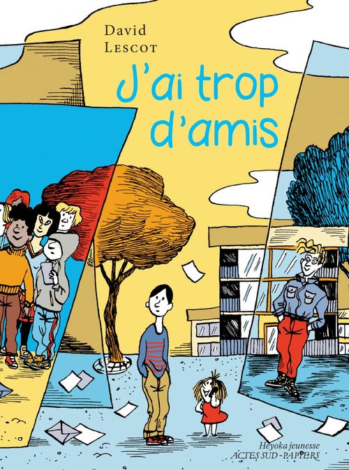Couverture ebook de J'ai trop d'amis, de David Lescot