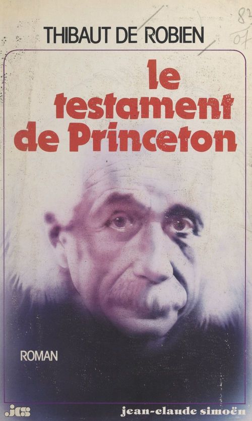 Couverture ebook de Le testament de Princeton, de Thibaut De Robien