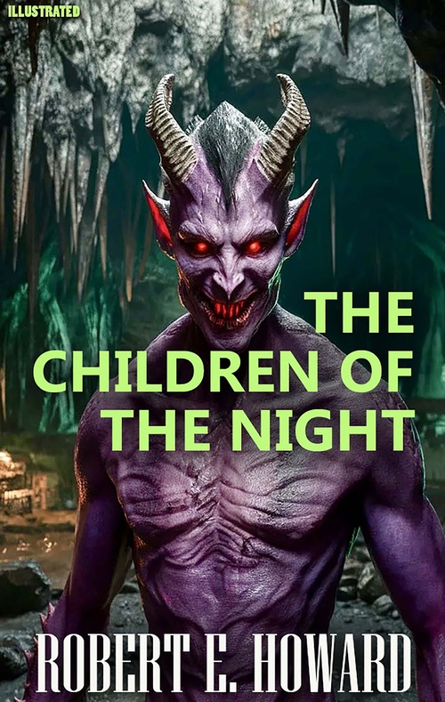 Couverture ebook de The Children of the Night. Illustrated, de Robert E. Howard