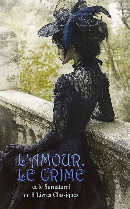 ebook cover of L'amour, le Crime et le Surnaturel en 8 Livres Classiques, by Anthony Trollope, Edgar Allan Poe, Emile Zola, Guy De Maupassant, Jules Renard, Mor Jokai, Pierre L'Estoile, Stendhal