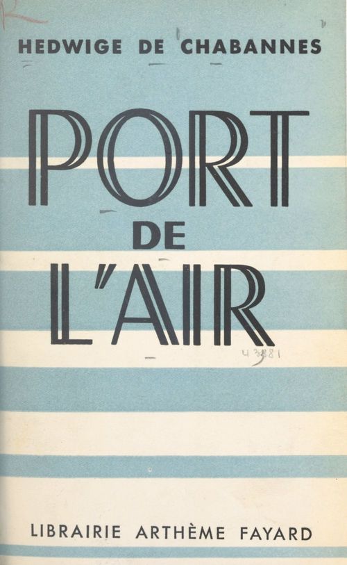 Couverture ebook de Port de l'air, de Hedwige De Chabannes