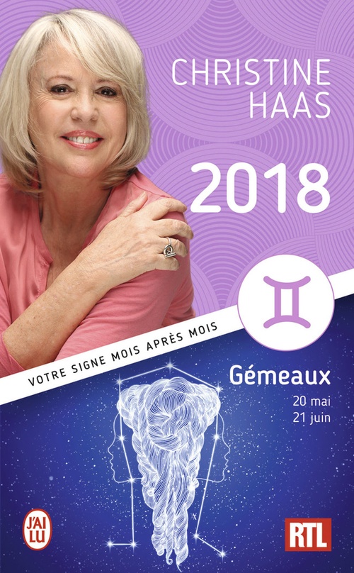 Couverture ebook de Gémeaux 2018, de Christine Haas