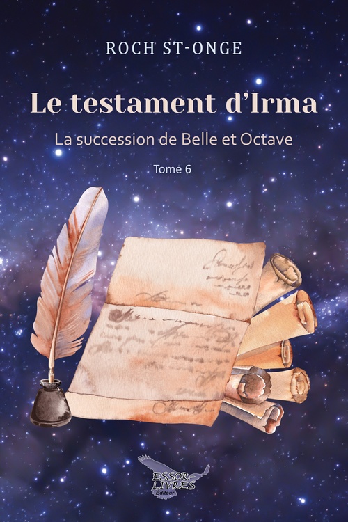 Couverture ebook de Le testament d'Irma, de Roch St-Onge