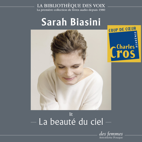 Couverture audiobook de La beauté du ciel, de Sarah Biasini