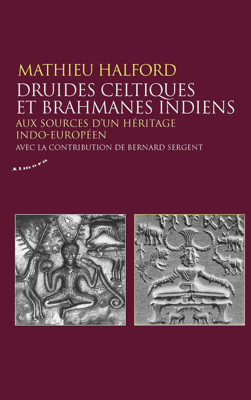 Couverture ebook de Druides celtiques et brahmanes indiens - Aux sources d'un héritage indo-européen, de Mathieu Halford, Bernard Sergent