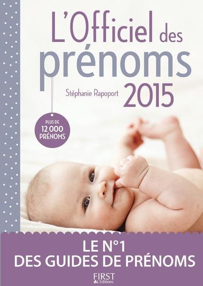 ebook cover of L'Officiel des prénoms 2015, by Stéphanie Rapoport