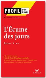 Couverture ebook de Profil - Vian (Boris) : L'écume des jours, de Collectif