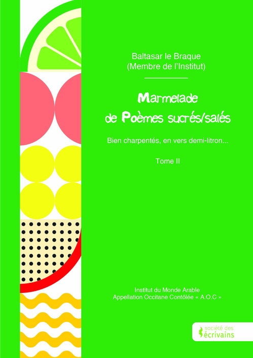 Couverture ebook de Marmelade de Poèmes sucrés/salés, de Baltasar Le Braque
