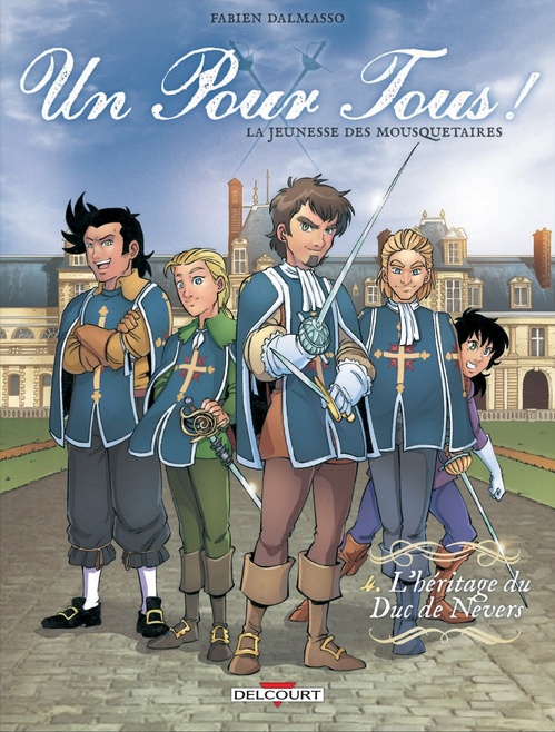 Couverture ebook de Un pour tous ! T04 - L'Héritage du Duc de Nevers, de Fabien Dalmasso