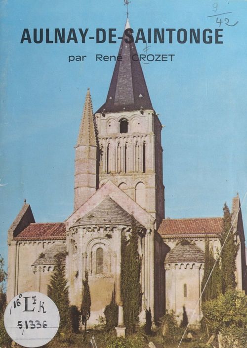 Couverture ebook de Aulnay-de-Saintonge, de Rene Crozet