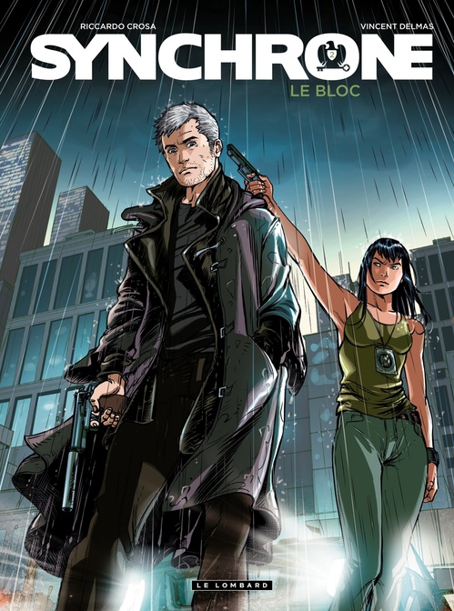 Couverture ebook de Synchrone - Tome 2 - Le Bloc, de Riccardo Crosa, Vincent Delmas