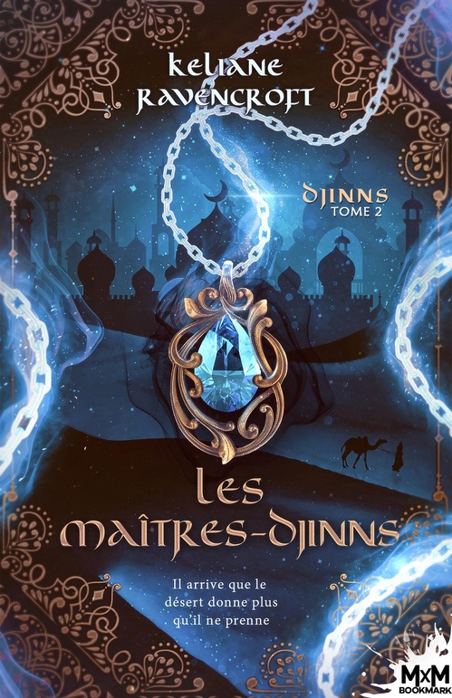 ebook cover of Les Maîtres-Djinns, by Keliane Ravencroft