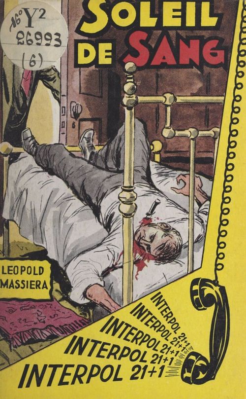 ebook cover of Soleil de sang, by Leopold Massiera
