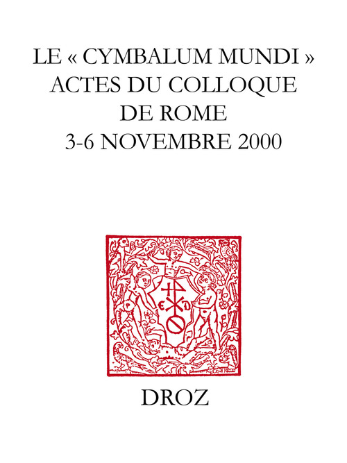 ebook cover of Le "Cymbalum Mundi", by Collectif