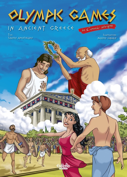 Couverture ebook de Olympic Games in Ancient Greece, de Tassos Apostolidis