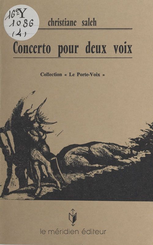 ebook cover of Concerto pour deux voix, by Christiane Saleh
