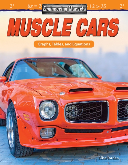 ebook cover of Engineering Marvels: Muscle Cars, by Elisa Jordan