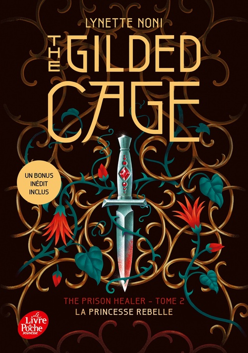Couverture ebook de The Prison Healer - tome 2 - The Gilded Cage - avec un bonus inédit, de Lynette Noni