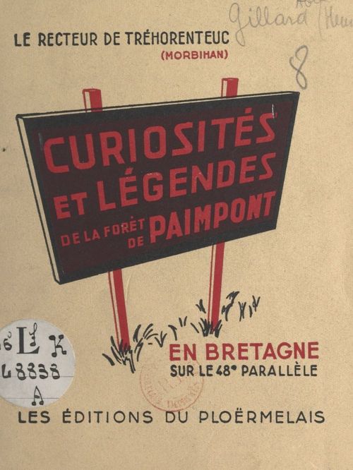 Couverture ebook de Curiosités et légendes de la forêt de Paimpont, de Henri Gillard