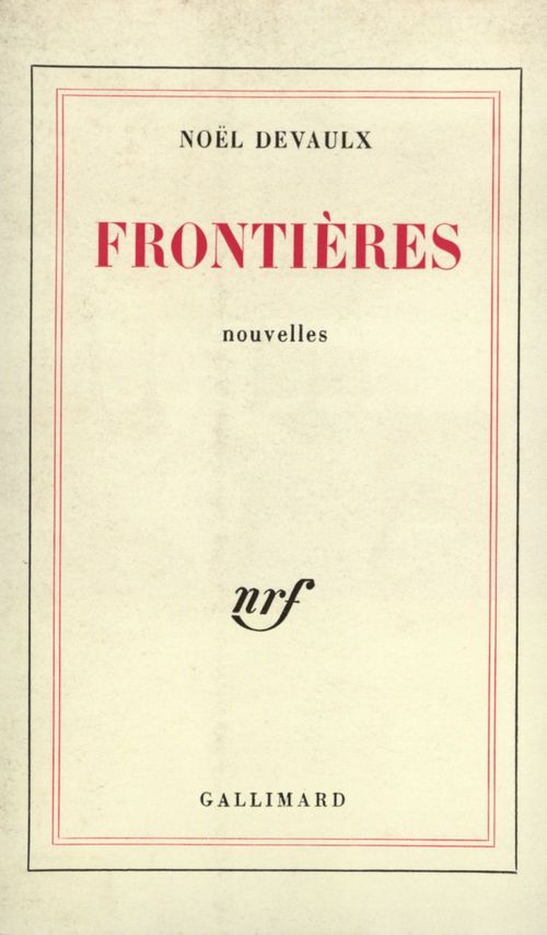 ebook cover of Frontières, by Noël Delvaux